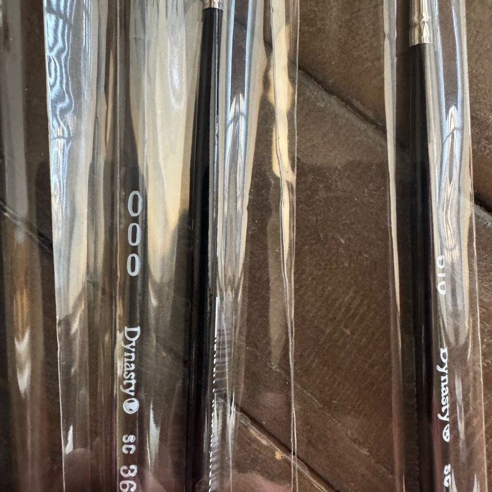 Dynasty Black Paint Brushes Set - Picture 4 of 5